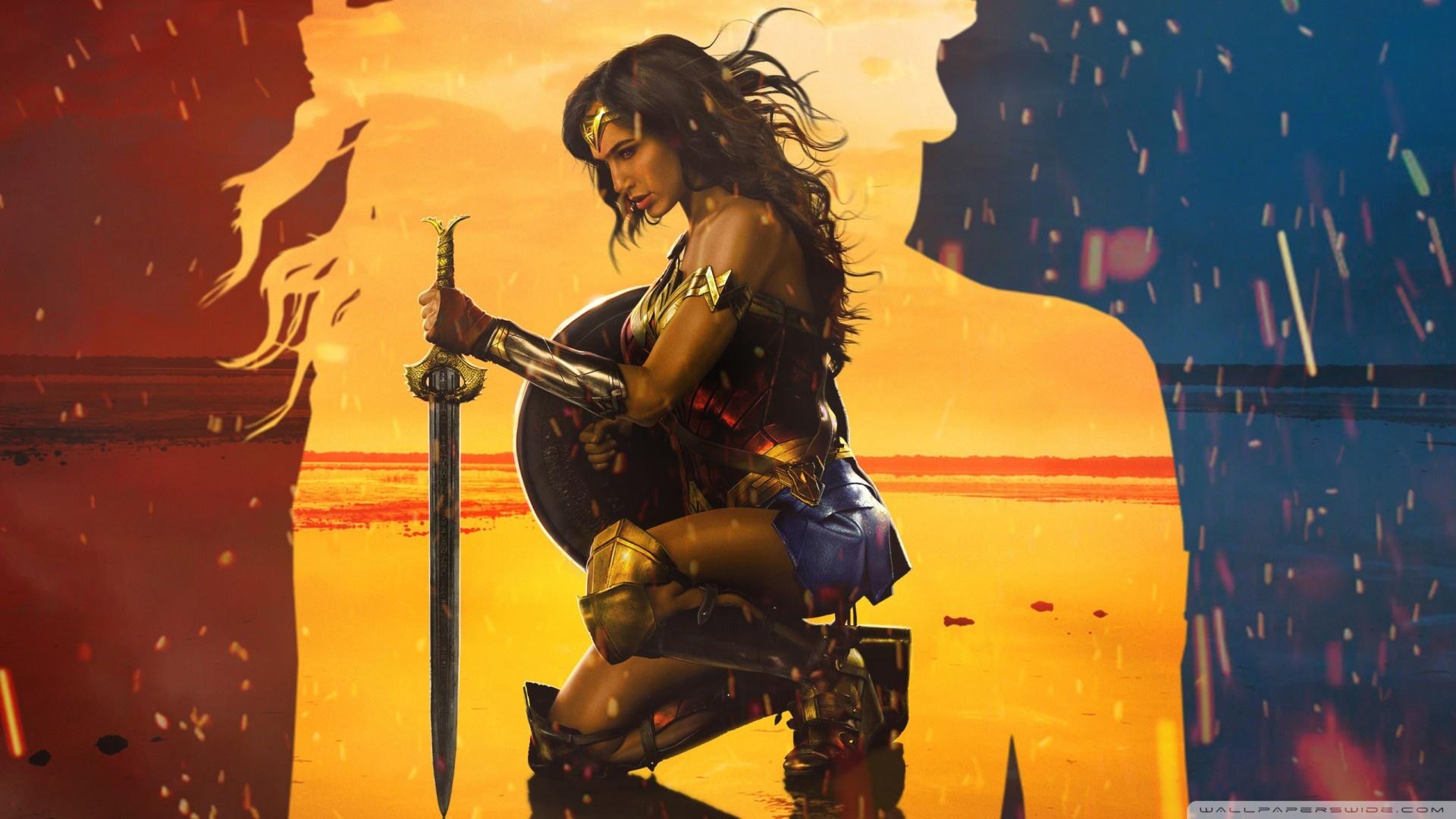 1920x1080 Wonder Woman Wallpaper 4k