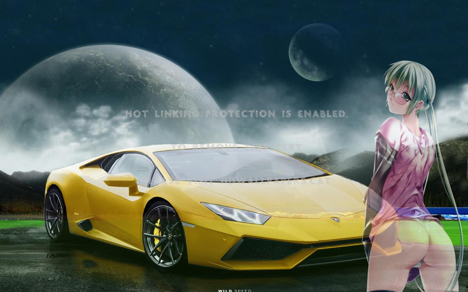 1920x1200 sweet lambo moons planets wheels girls cars