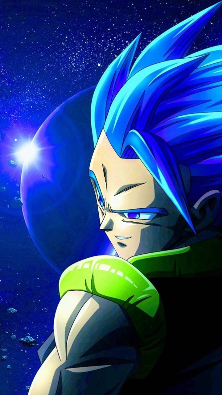 720x1280 Blue Gogeta Wallpaper