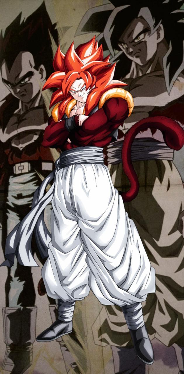 630x1280 GOGETA SSJ4 wallpaper