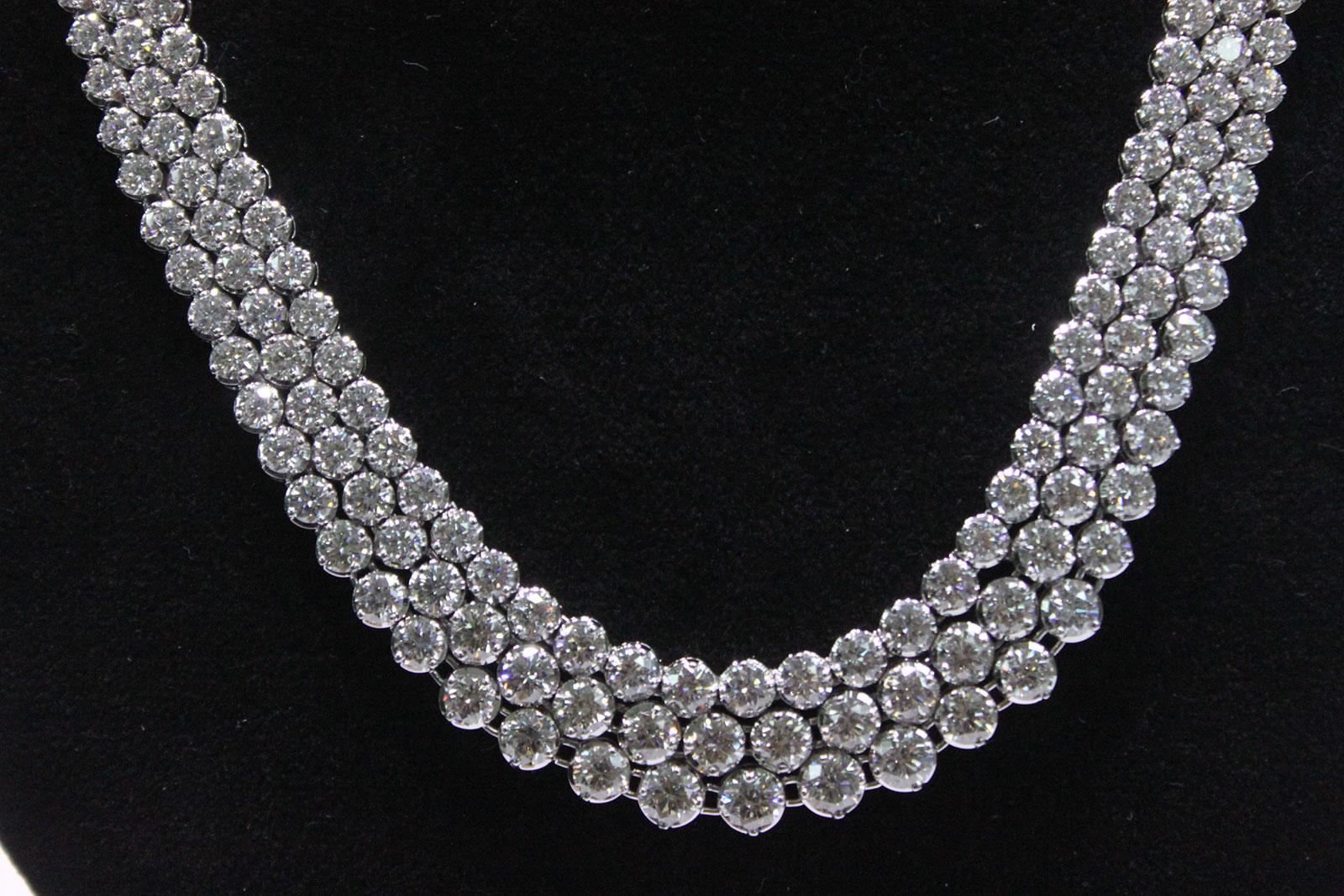 1600x1067 Free download 18K Handcrafted Diamond Necklace with 5000 Carat Total Diamond [1600x1067] for your Desktop, Mobile & Tablet. Explore Real Diamond Wallpaper. Real Diamond Wallpaper, Diamond Wallpaper, Diamond Wallpaper