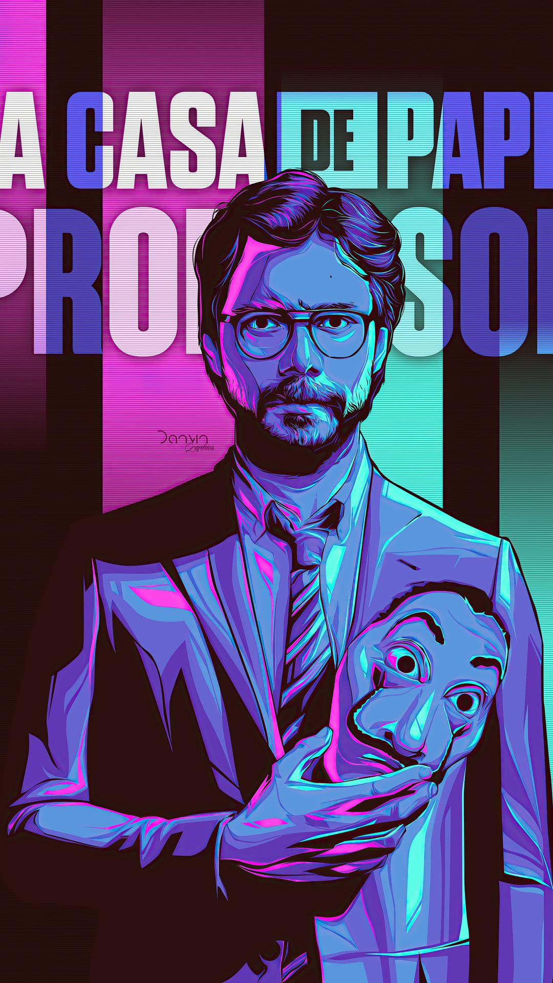 1080x1920 Professor Money Heist 4k iPhone 6s, 6 Plus, Pixel xl , One Plus 3t, 5 HD 4k Wallpaper, Image, Background, Photo and Picture