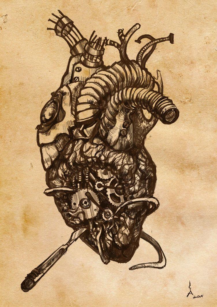 752x1063 Steampunk heart surgery