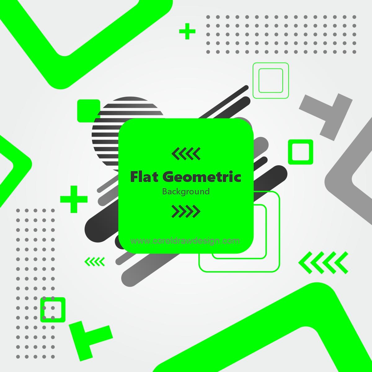 1200x1200 Download Flat Geometric Shapes Wallpaper Free Vector Background. CorelDraw Design (Download Free CDR, Vector, Stock Image, Tutorials, Tips & Tricks)