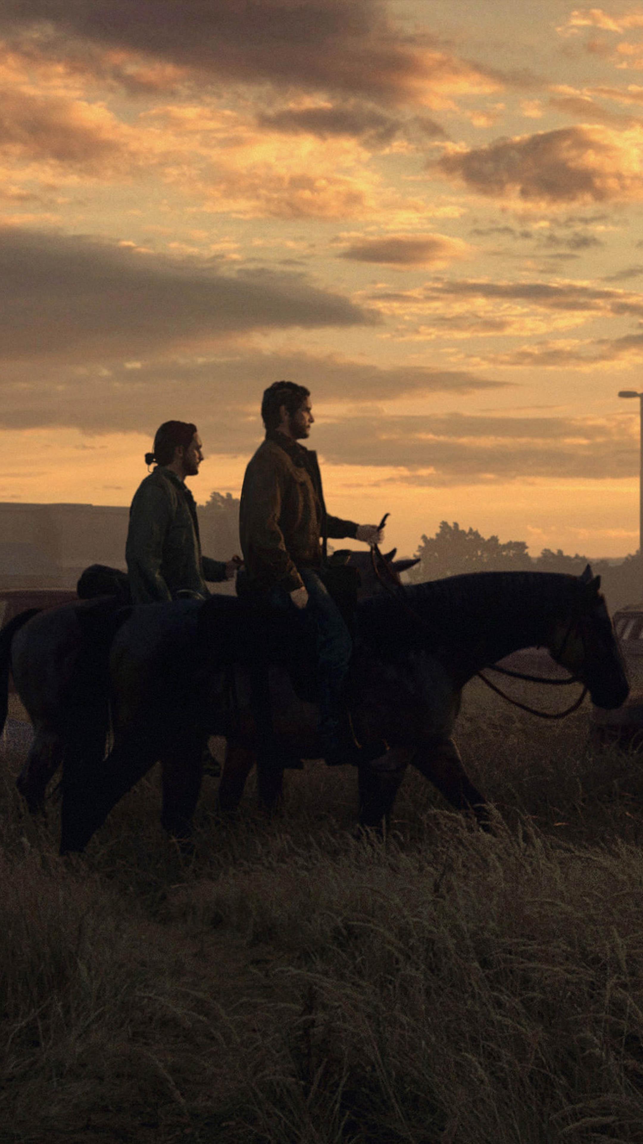 2160x3840 Joel & Tommy The Last of Us 2 4K Ultra HD Mobile Wallpaper