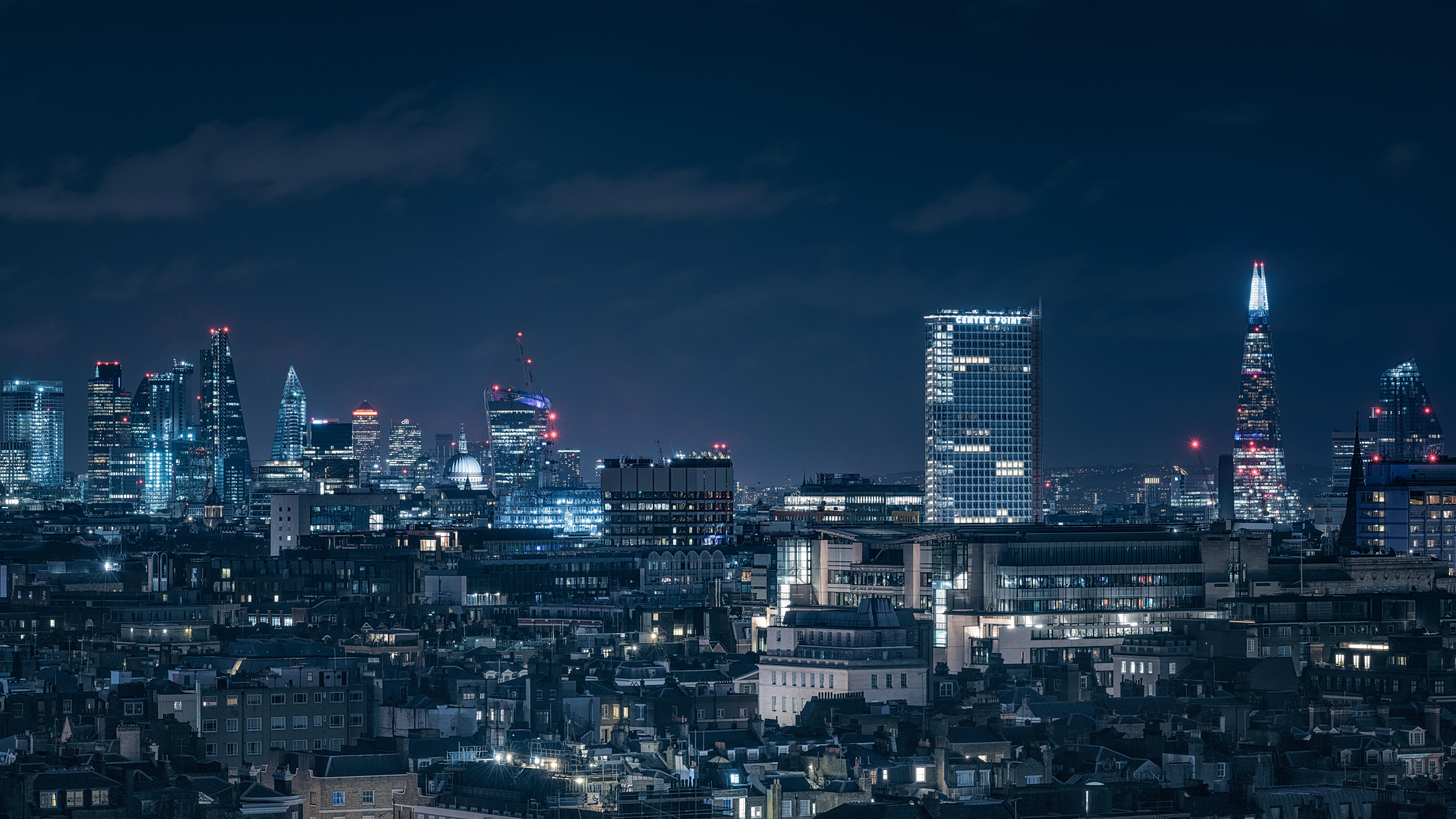 7680x4320 London Chasing Skylines Nightscape 8k 8k HD 4k Wallpaper, Image, Background, Photo and Picture