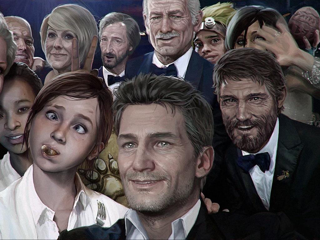 1024x768 Wallpaper The Last Of Us, David, Ellie, Joel, Left Of Us And Uncharted