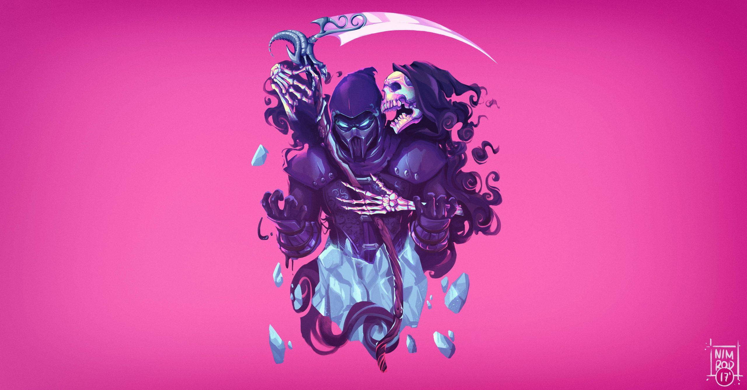 2560x1337 Wallpaper Grim Reaper Illustration, Artwork, Video Game • Wallpaper For You HD Wallpaper For Desktop & Mobile
