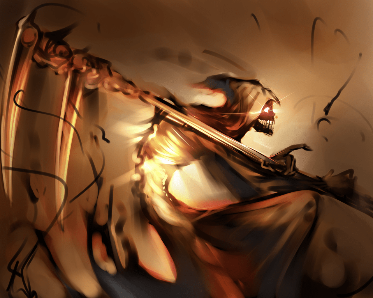 1280x1024 Dark Grim Reaper Wallpaper and Background Imagex1024
