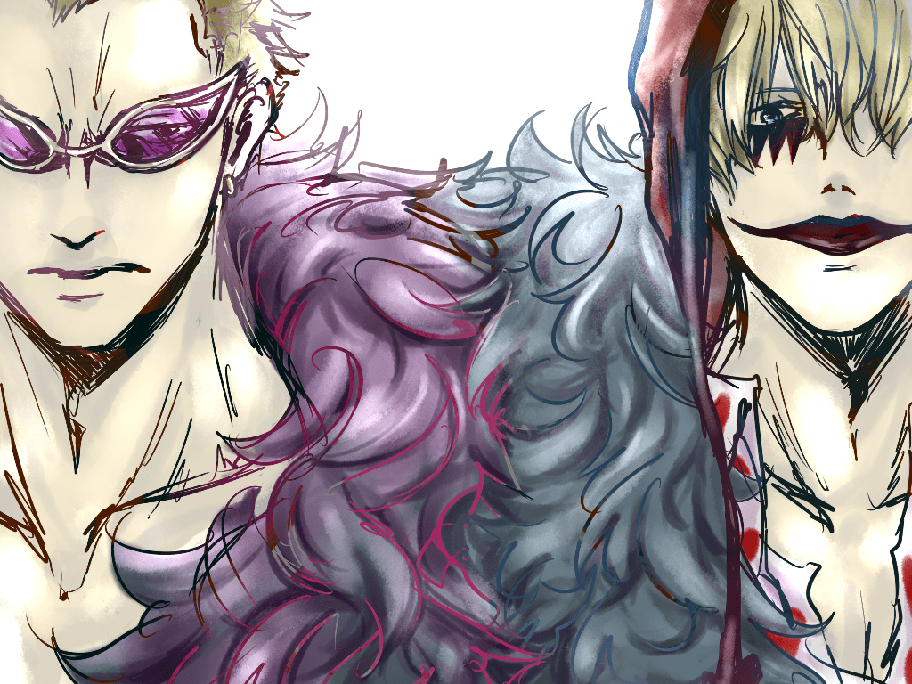 1024x768 Doflamingo #Donquixote #Corazon #Rocinante #ONEPIECE #fanart. One piece personnage, Image de one piece, Meilleur anime