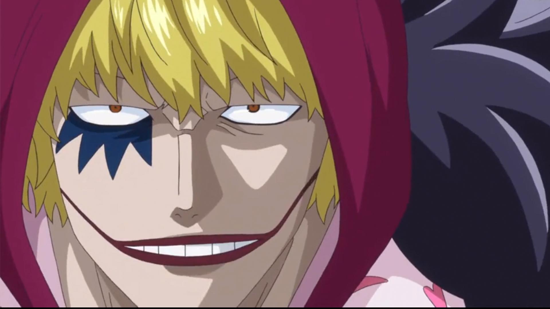 1920x1080 corazon one piece wallpaper, face, cartoon, hair, anime, facial expression, mouth, head, nose, yellow, snapshot