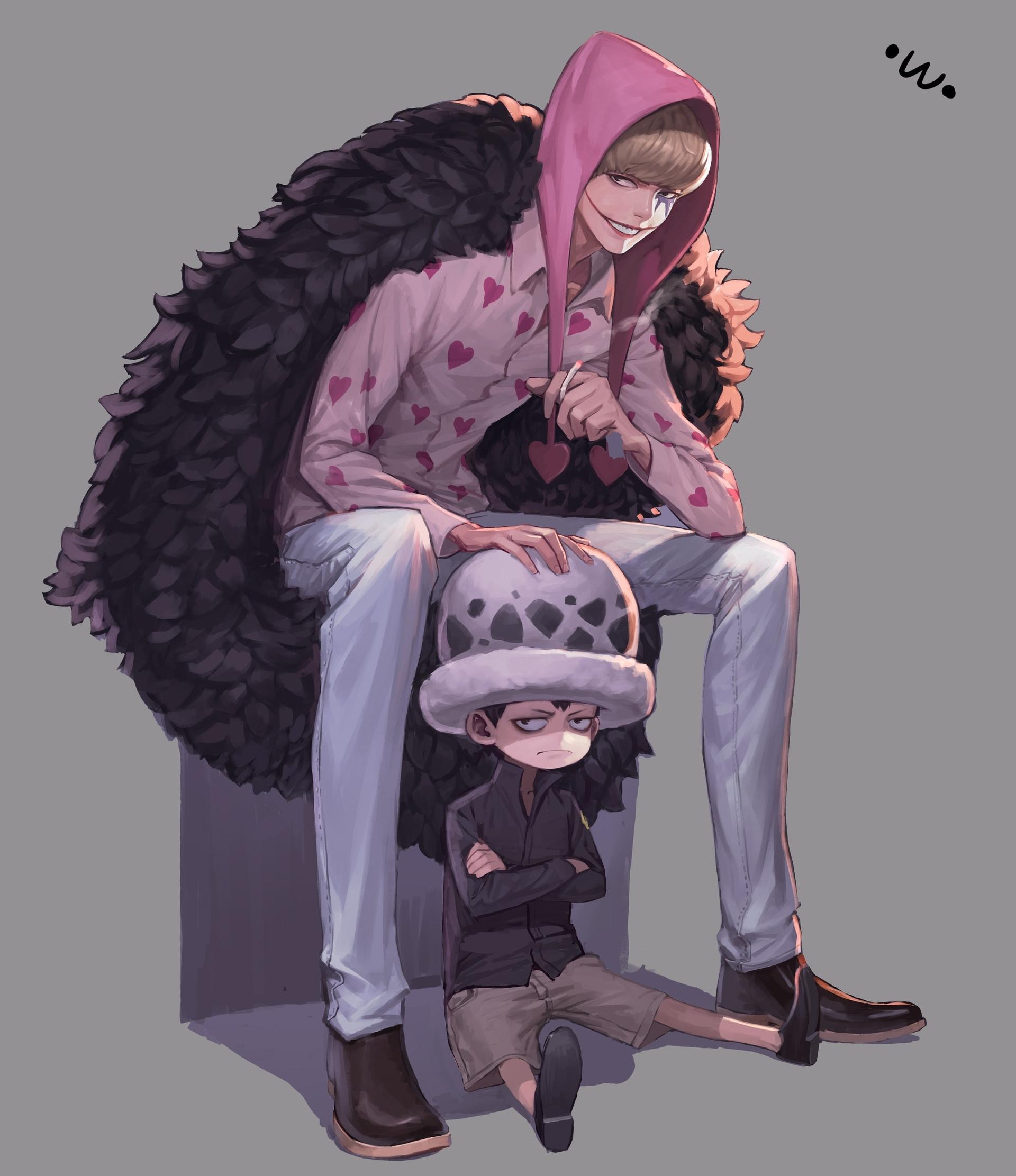 1920x2223 Wallpaper Coat, Trafalgar Law, One Piece, Creepy Smile, Donquixote Rocinante:1920x2223