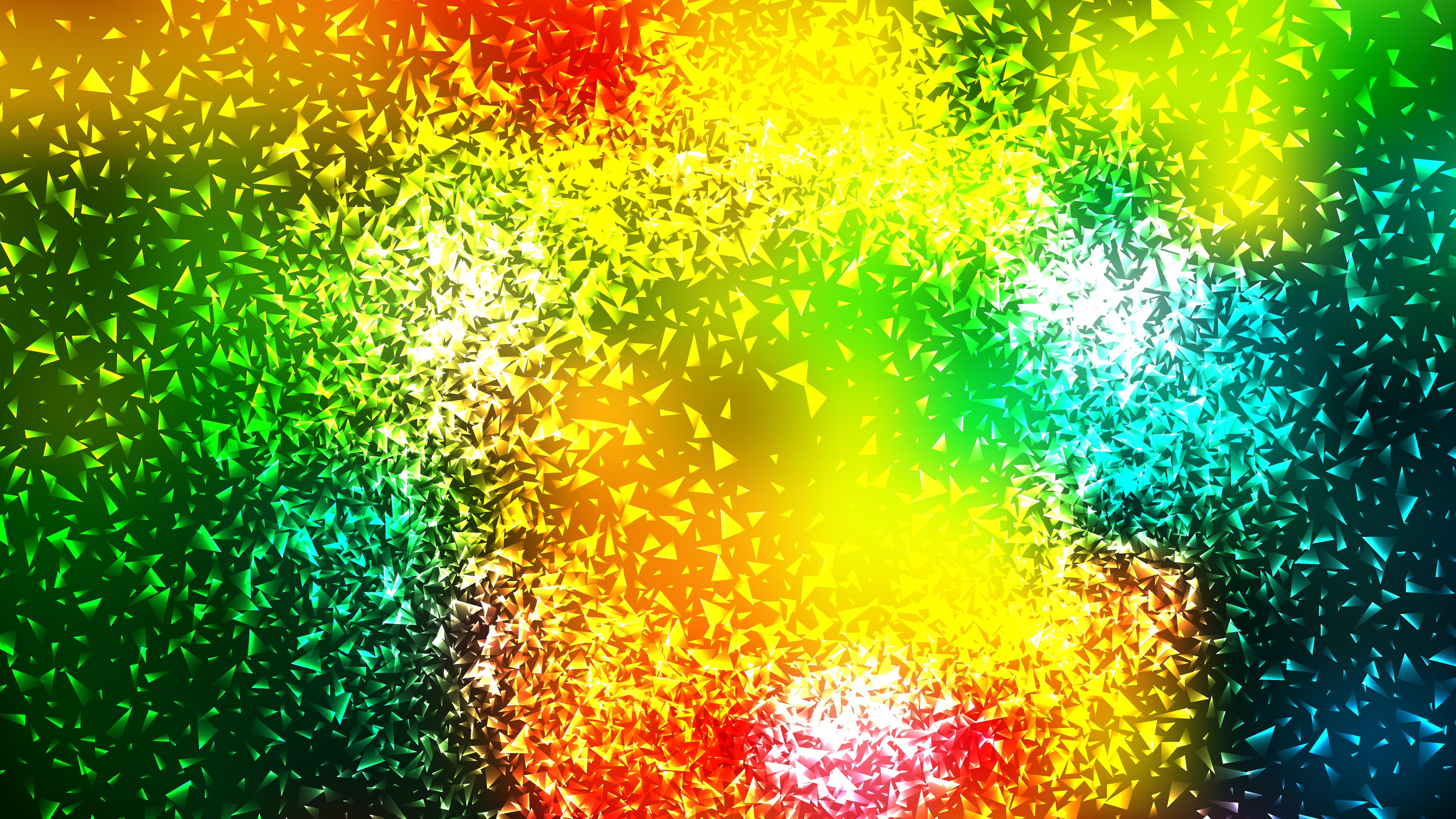 8000x4500 Free Red Yellow and Green Sparkles Background