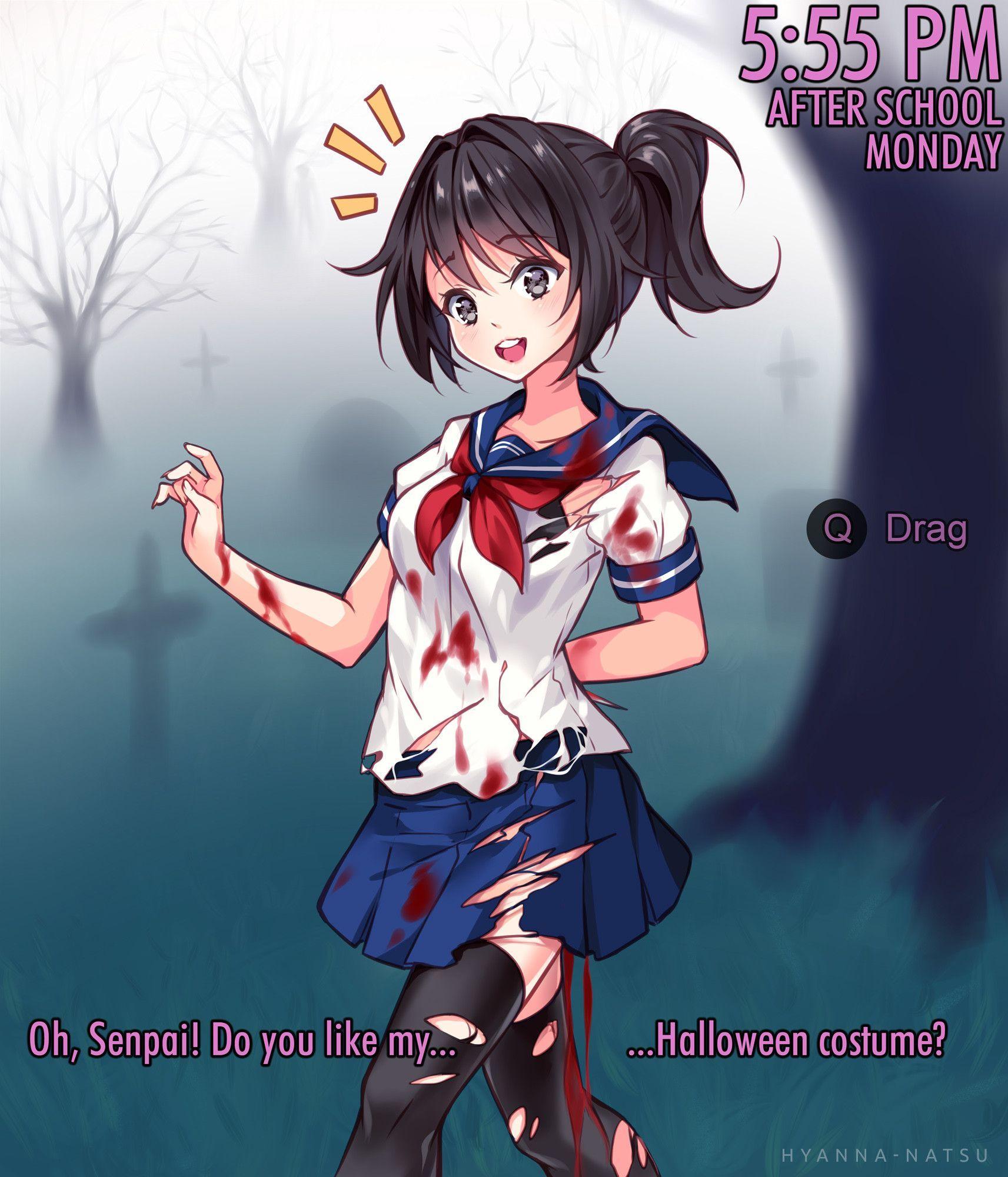 1713x2000 Yandere Simulator Chibi Wallpaper