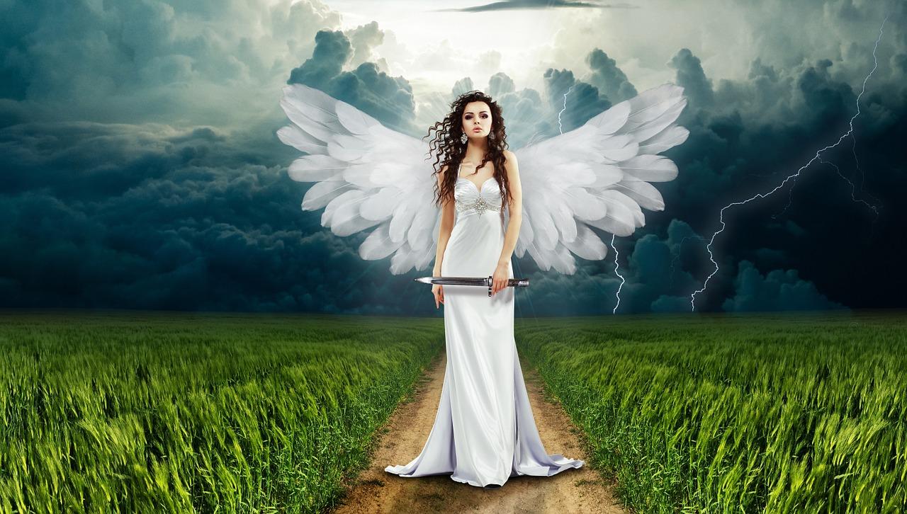 1280x726 Angel Sword Woman