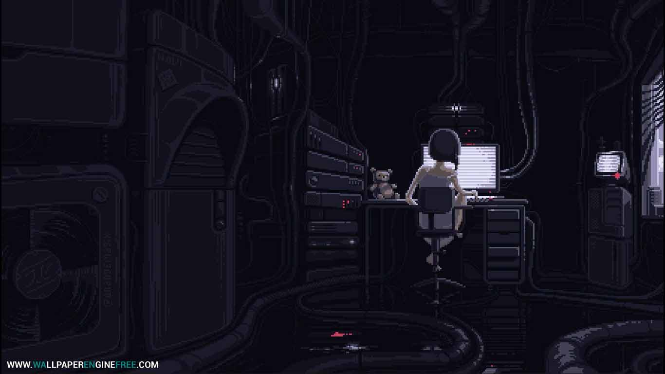 1366x768 Pixel Art Wallpaper