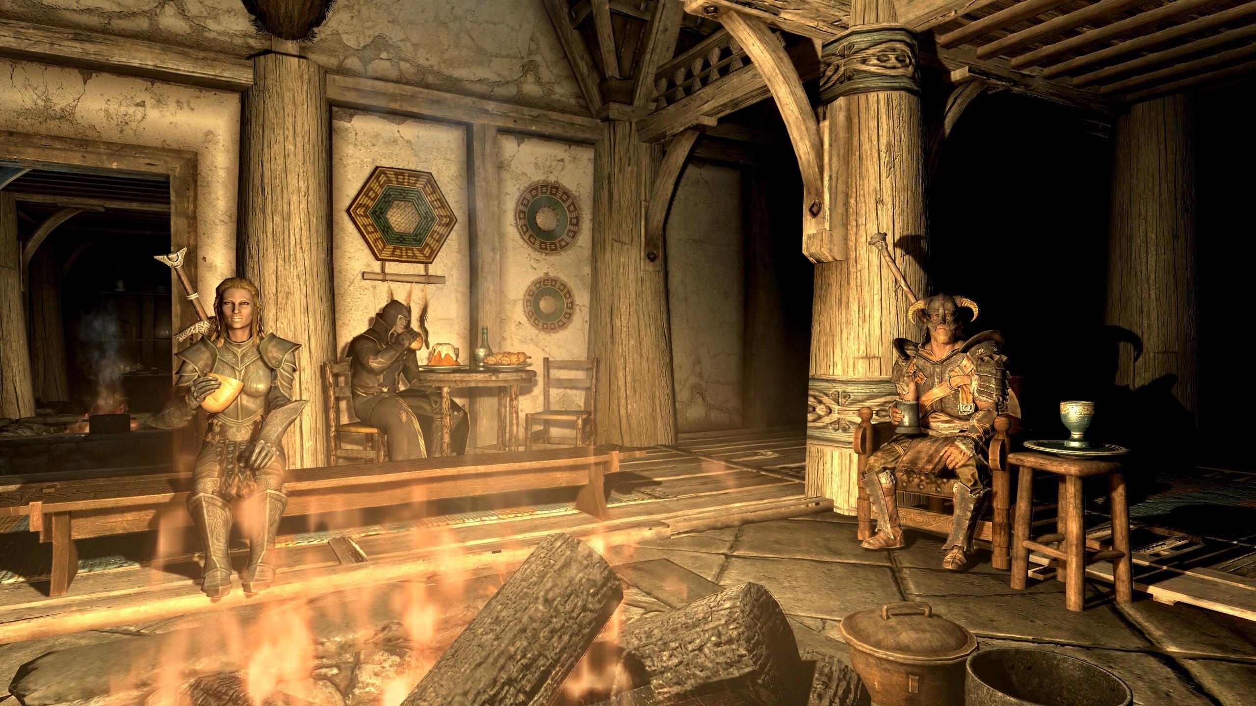 2560x1440 the elder scrolls v skyrim video games cozy HD wallpaper, background
