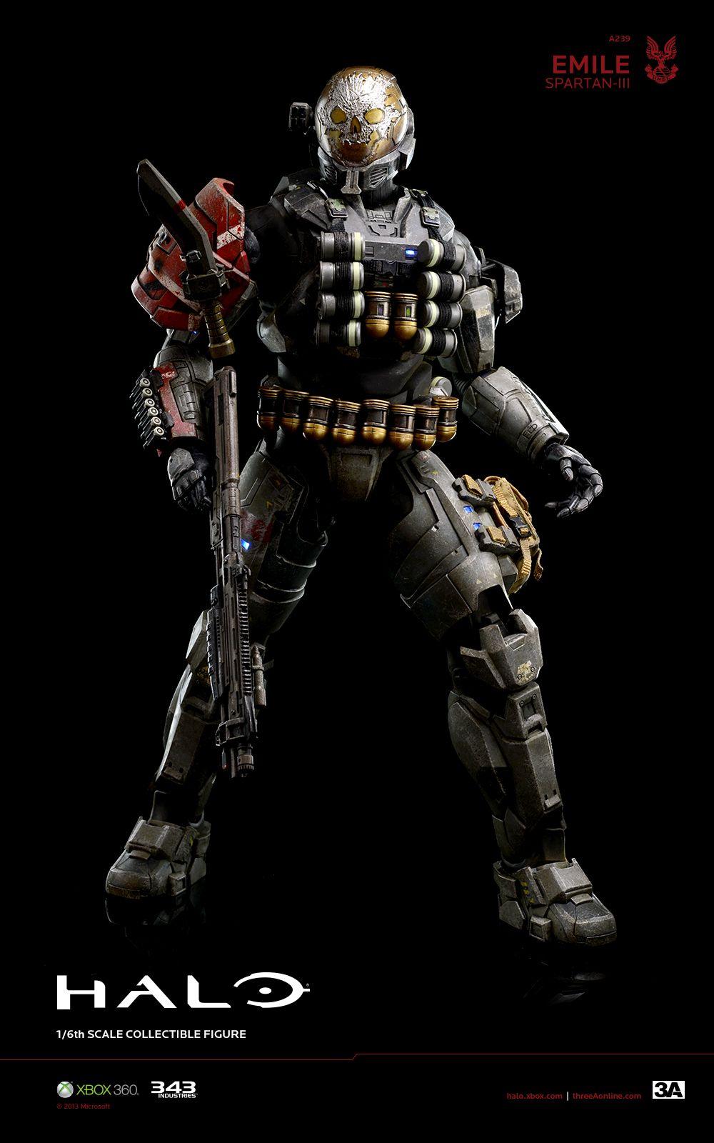 1000x1600 New Image and Info For 3A Halo Reach Emile and EVA Toyark. Halo reach, Halo reach emile, Halo spartan