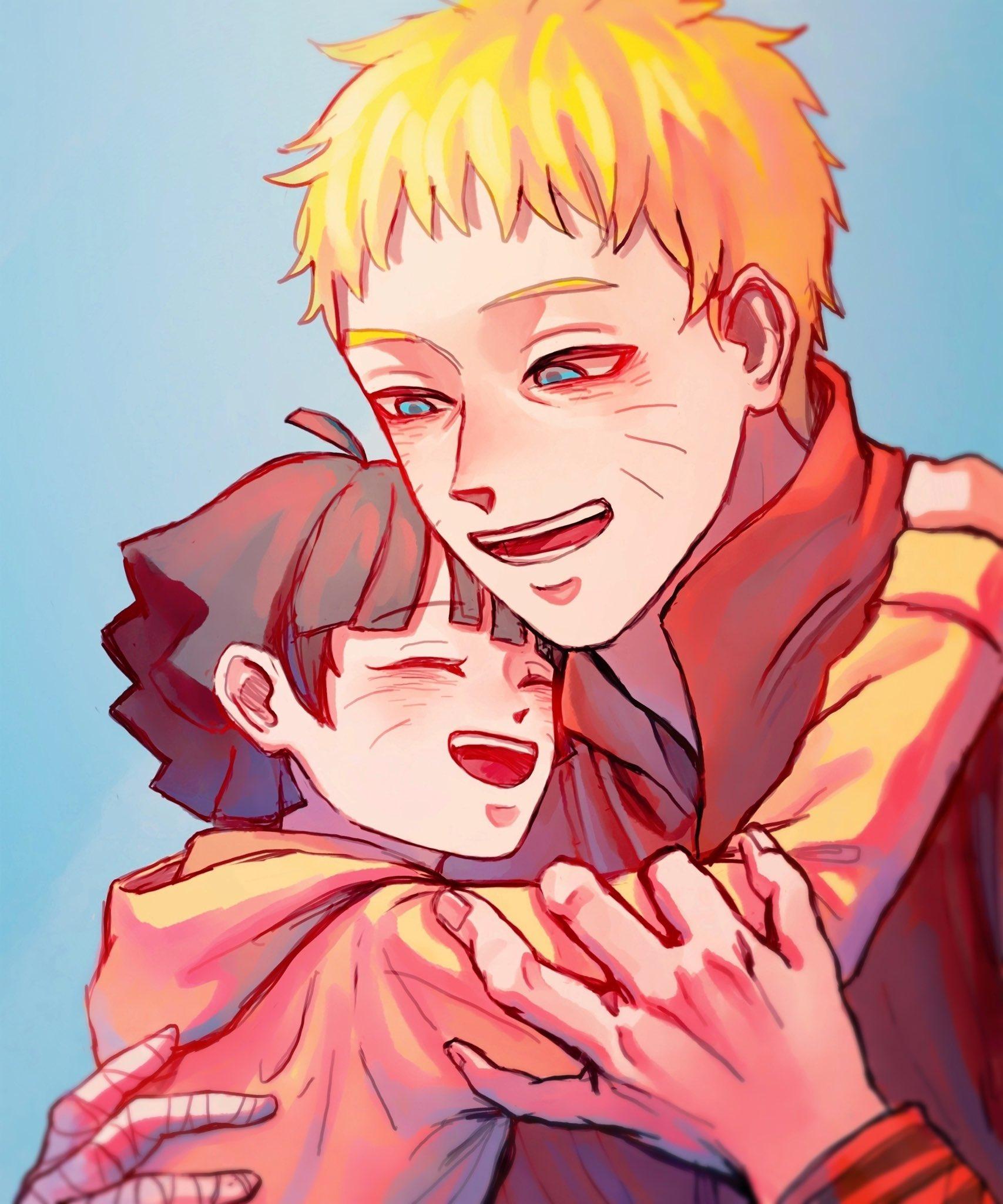 1707x2048 naruto and himawari Uzumaki Wallpaper