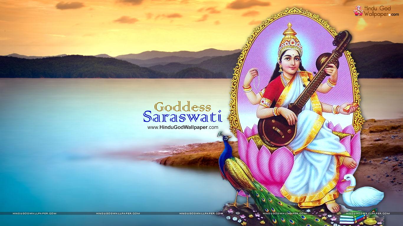 1366x768 May The Occasion Of Saraswati Puja, Bring The Wealth Maha Navami Wishes