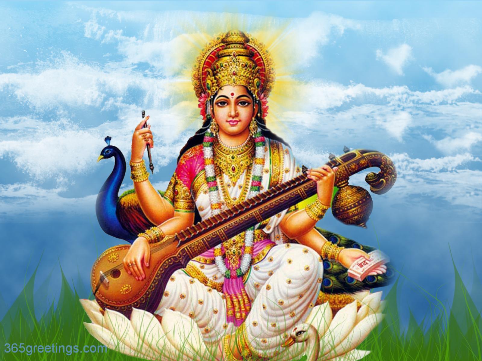 1600x1200 Devi God Wallpaper Puja Basant Panchami