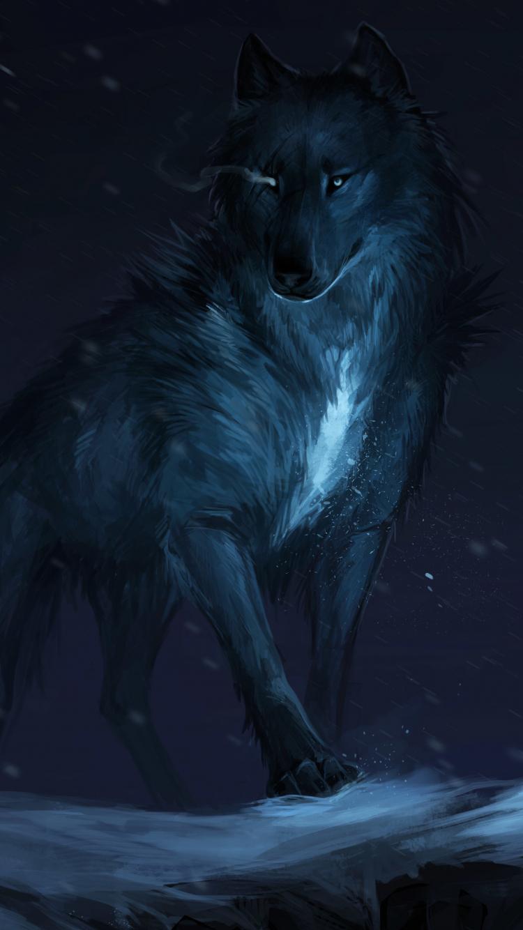 Midnight Wolf Wallpapers - Top Free Midnight Wolf Backgrounds ...