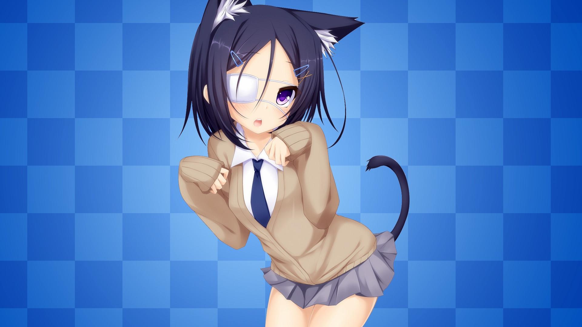 1920x1080 Desktop Wallpaper Anime Cat Girl, HD Image, Picture, Background, Rv7eek