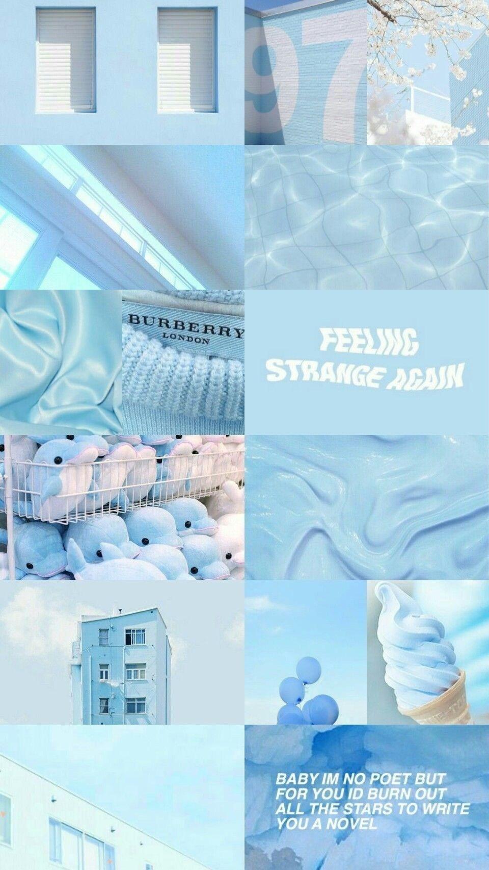 960x1706 Blue Aesthetic Wallpaper