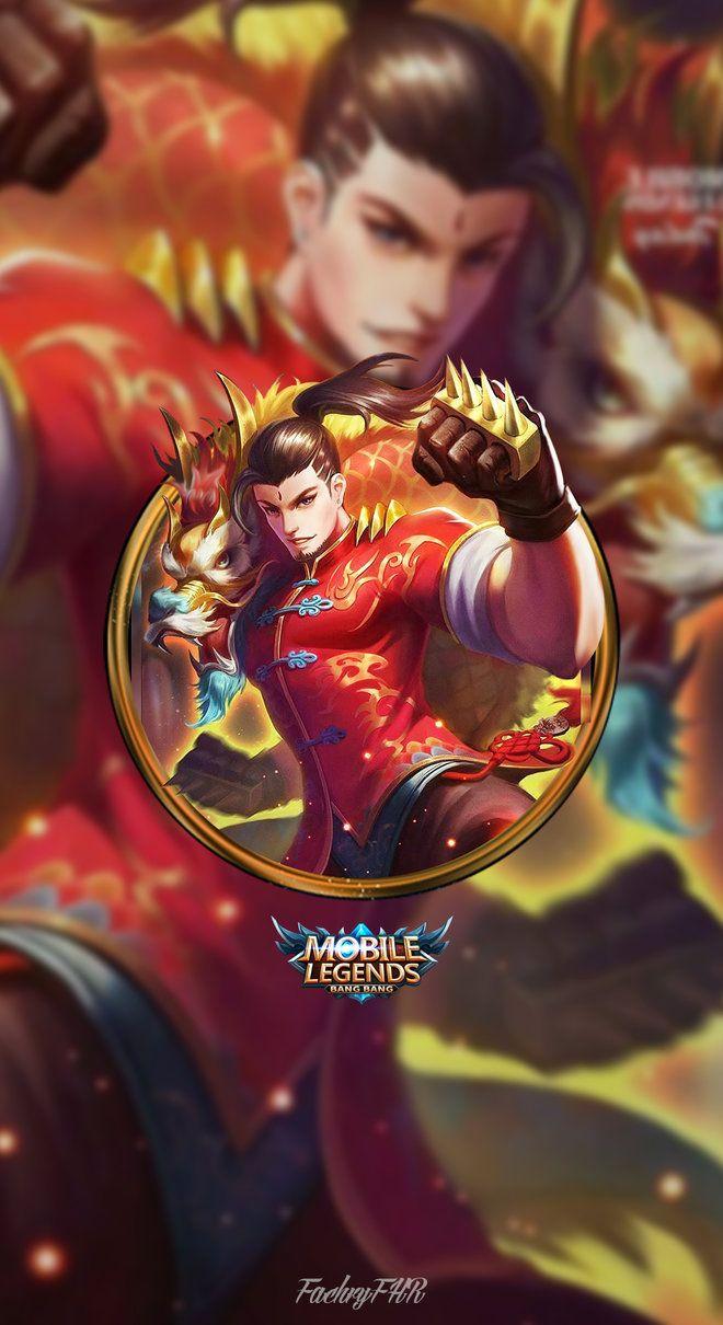 660x1210 Wallpaper Phone Chou Dragon Boy by FachriFHR. Mobile legend wallpaper, Phone wallpaper for men, Mobile legends