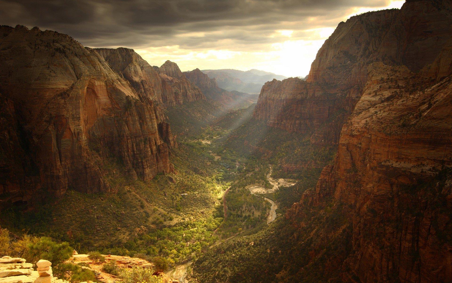1920x1200 Zion National Park Valley HD Wallpaperx1200