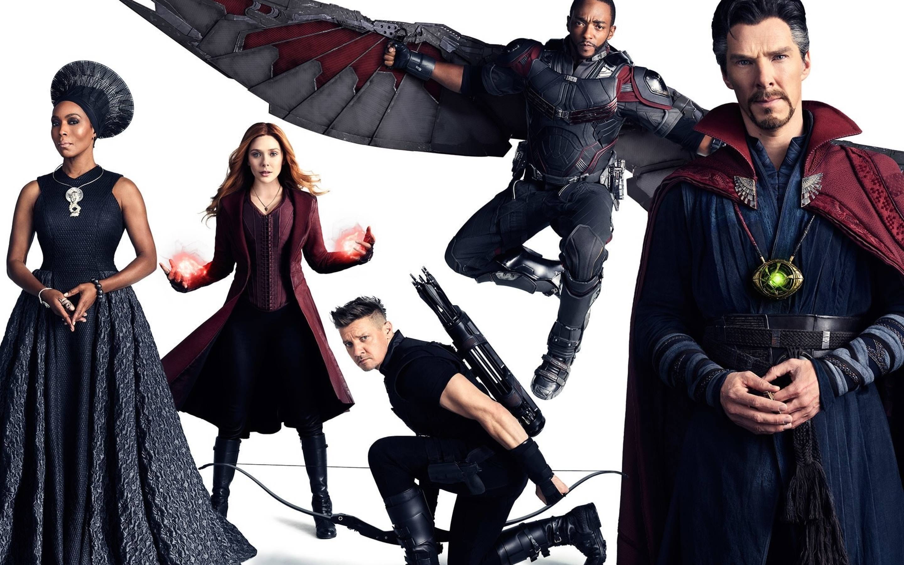 2880x1800 Doctor Strange, Falcon, Scarlet Witch And Hawkeye In Avengers Infinity War Macbook Pro Retina Wallpaper, HD Movies 4K Wallpaper, Image, Photo and Background