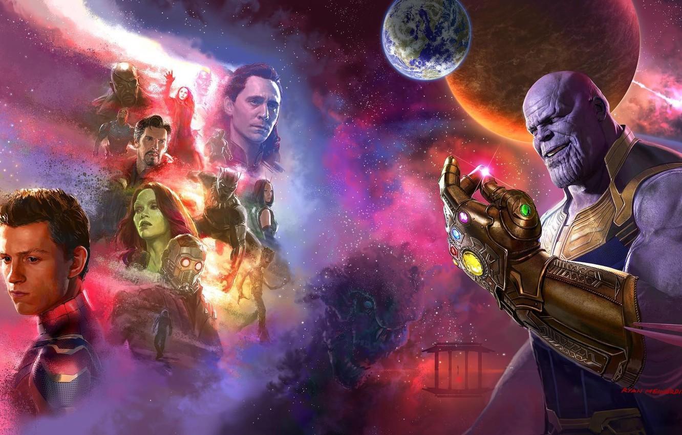 1332x850 Wallpaper Space, Vision, Earth, Falcon, Planet, Spider Man, Loki, Peter Parker, Mantis, Scarlet Witch, Titan, Artbook, Black Panther, Peter Quill, Gamora, Groot Image For Desktop, Section фильмы
