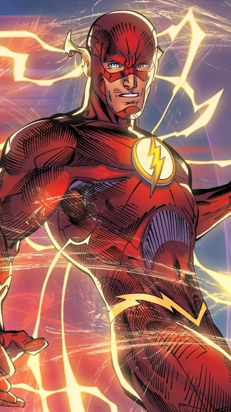 750x1334 Flash Wallpaper Dc Comics