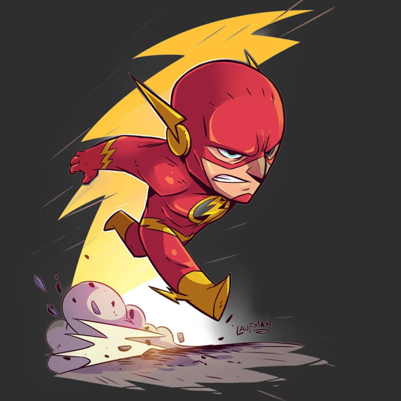 1280x1280 Flash wallpaper, The Flash, chibi, DC Comics • Wallpaper For You HD Wallpaper For Desktop & Mobile