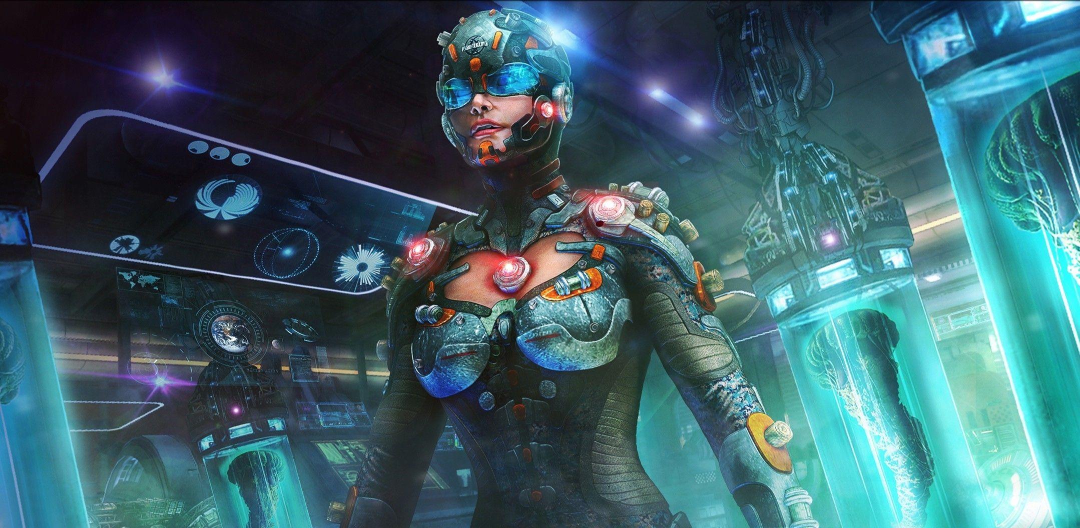 2158x1056 science fiction, artwork, futuristic