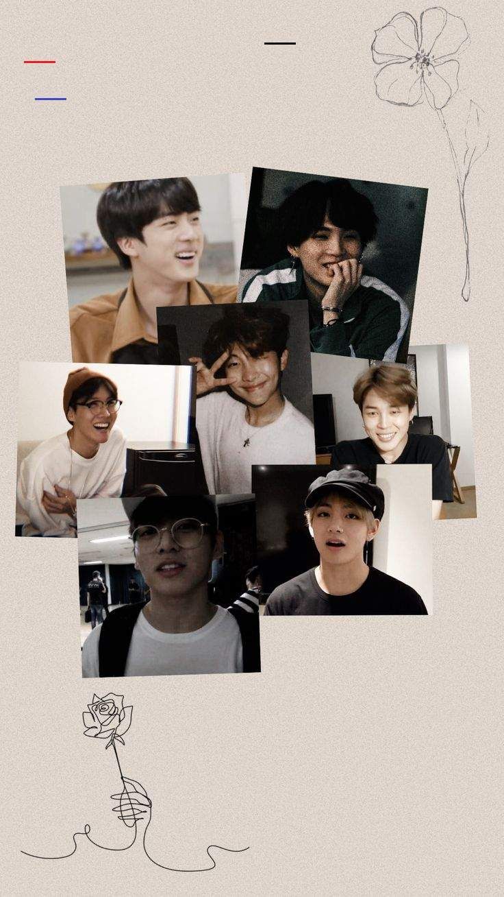 BTS Collage Aesthetic Wallpapers - Top Free BTS Collage Aesthetic ...