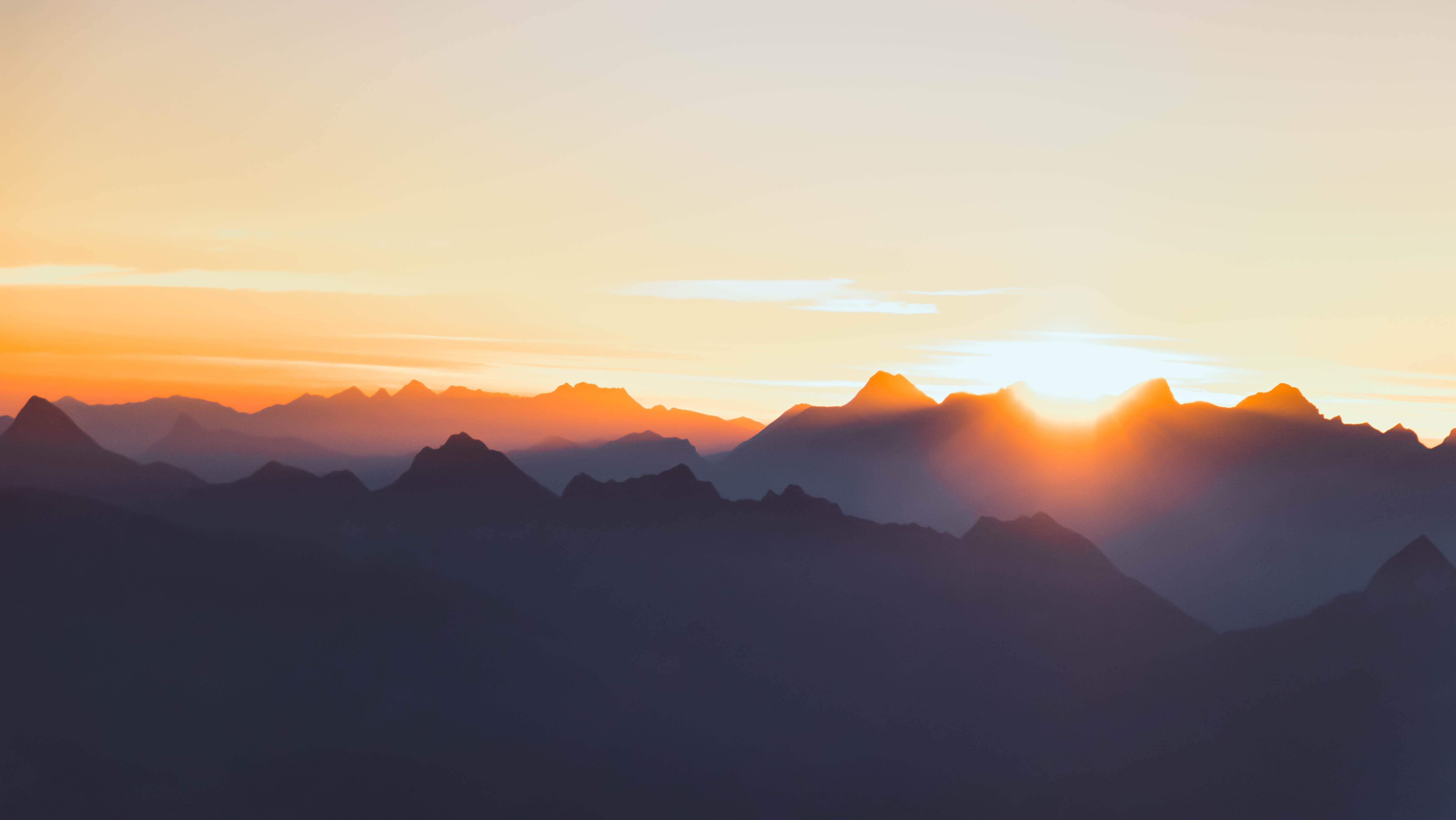 6000x3381 Wallpaper 4k Mountain Range Peak 4k Wallpaper