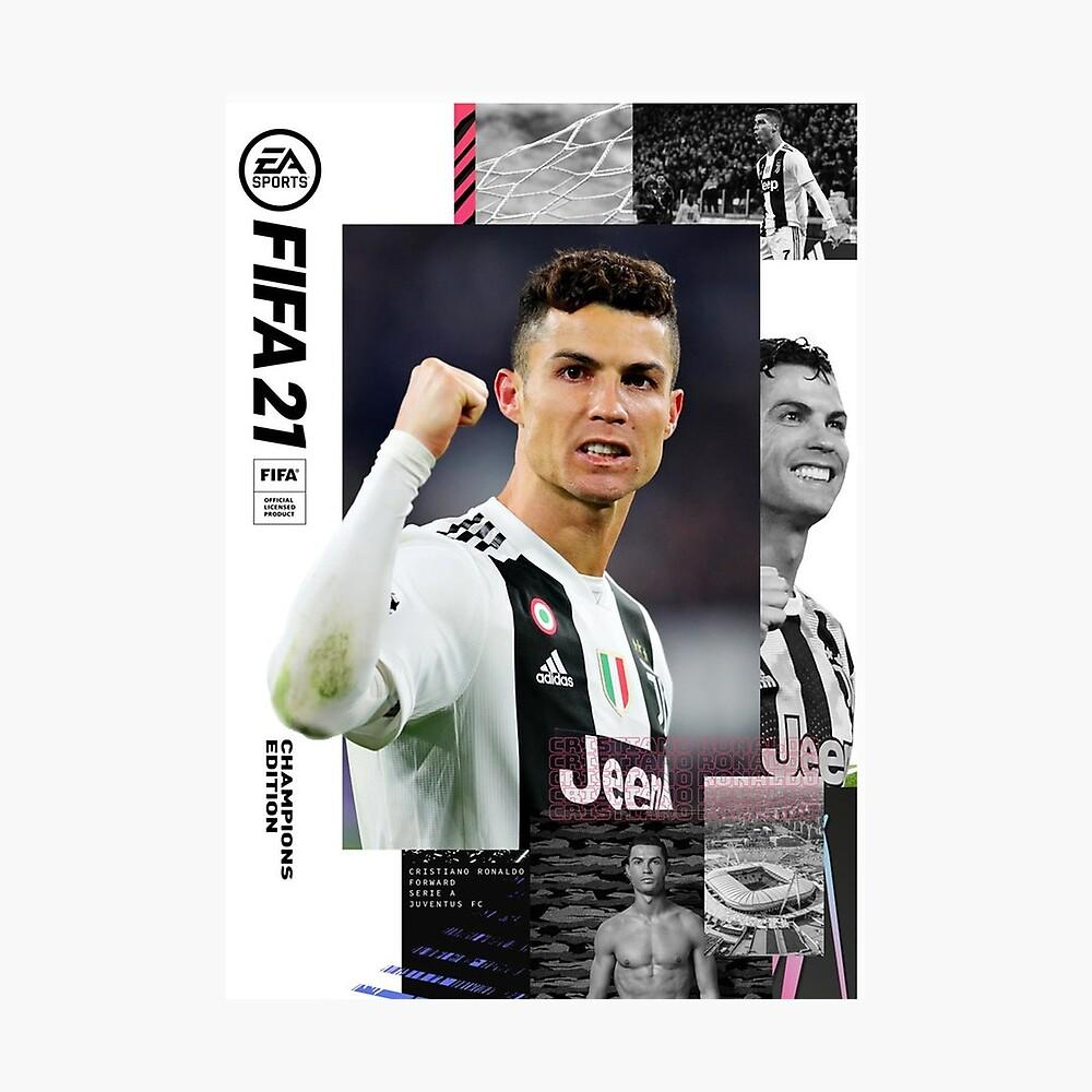 1000x1000 Ronaldo Fifa 21 Poster