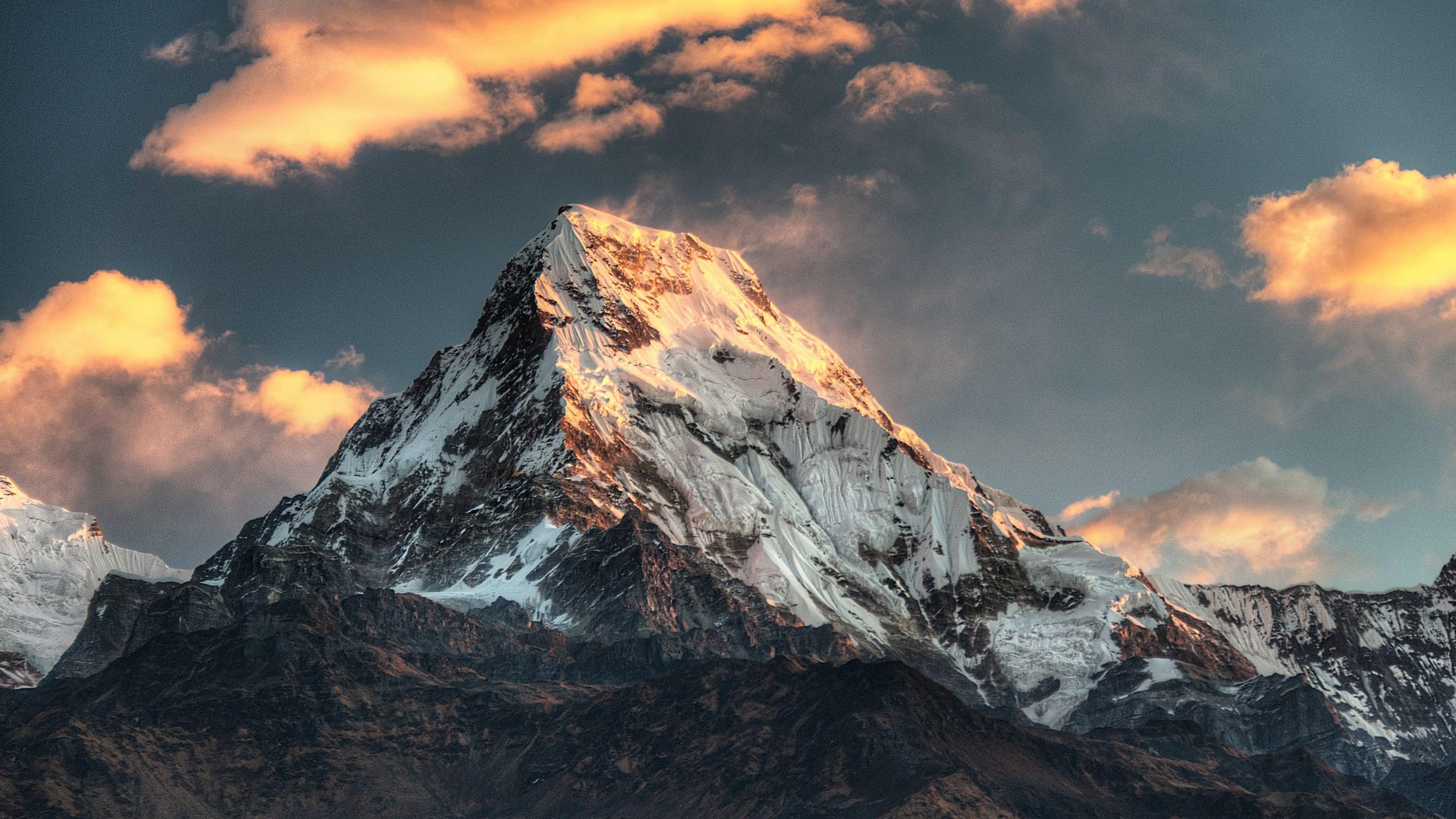 3840x2160 Wallpaper 4k Annapurna Massif Mountain Range Nepal 4k Wallpaper