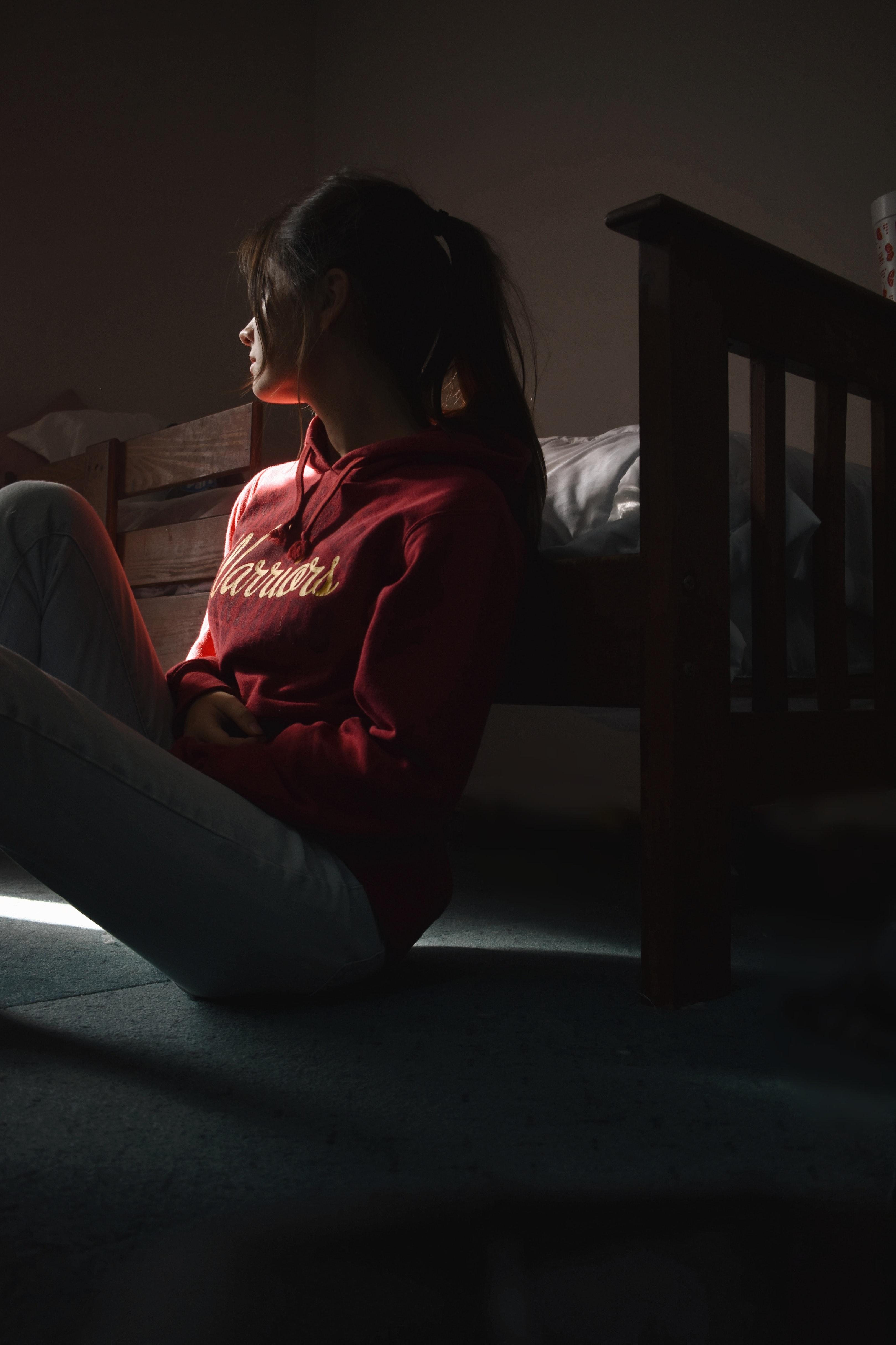 3238x4857 Photo Of Woman Sitting On Floor · Free
