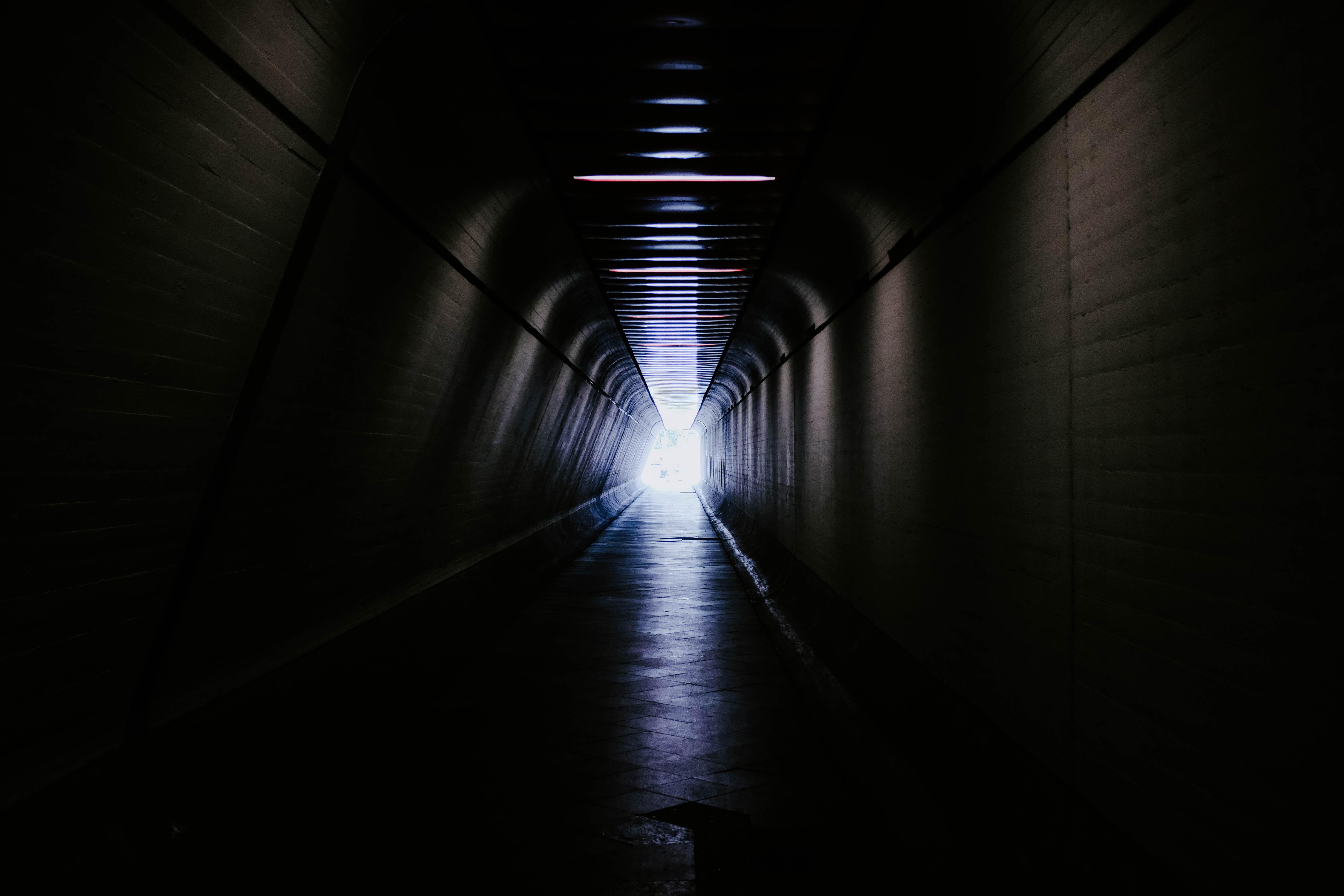 5841x3894 Dark Tunnel · Free