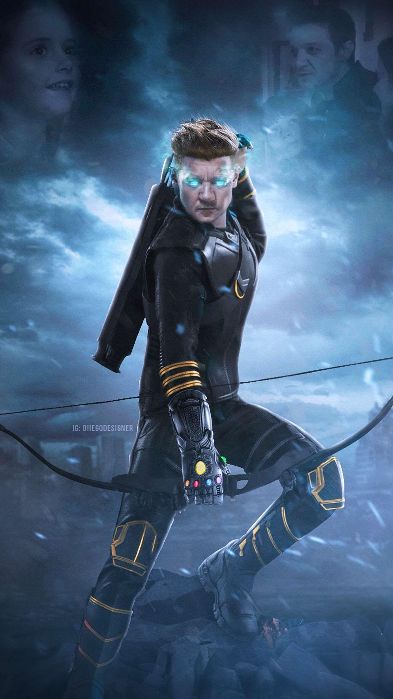 1328x2360 iPhone Wallpaper for iPhone XS, iPhone XR and iPhone X. Avengers, Hawkeye, Ojo de alcon
