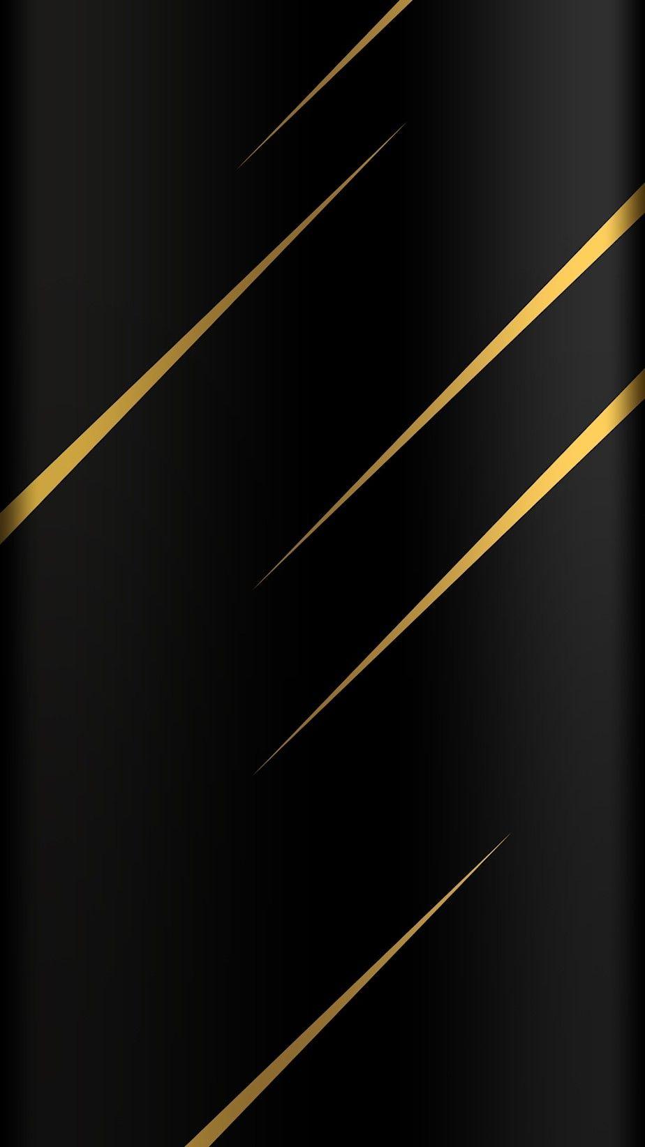 924x1644 Black and Gold Wallpaper
