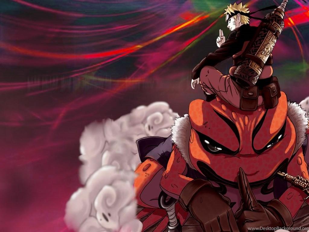 1024x768 Gamabunta And Naruto Wallpaper HD Desktop Background