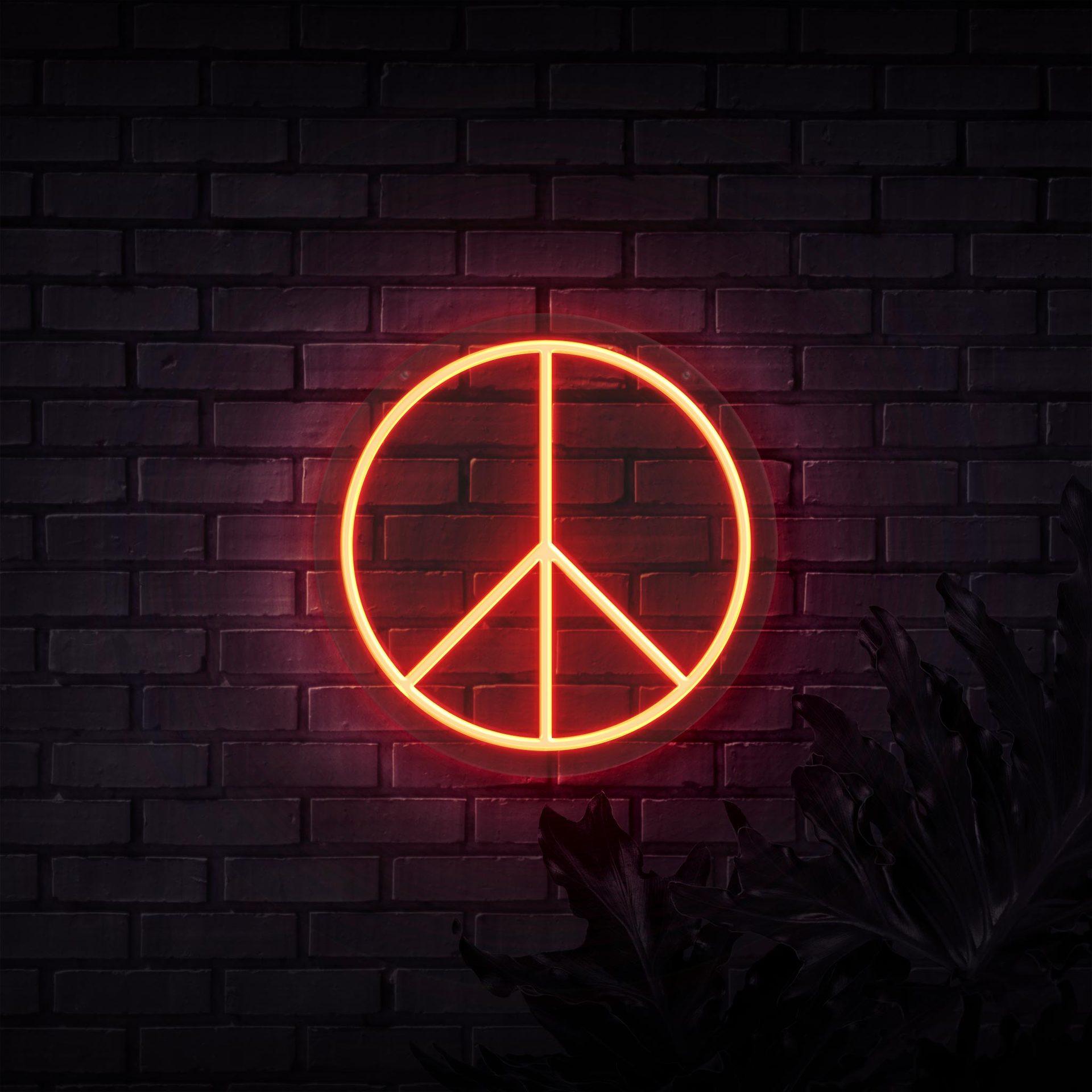 Neon Peace Wallpapers Top Free Neon Peace Backgrounds Wallpaperaccess 0070