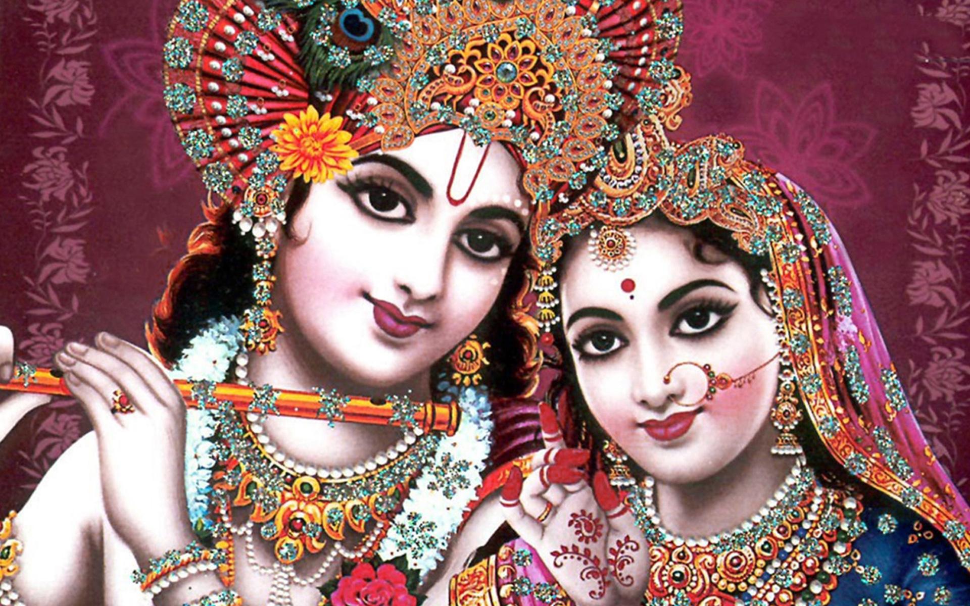 1920x1200 Wallpaper 4k Indian God Radha Krishna Wallpaper