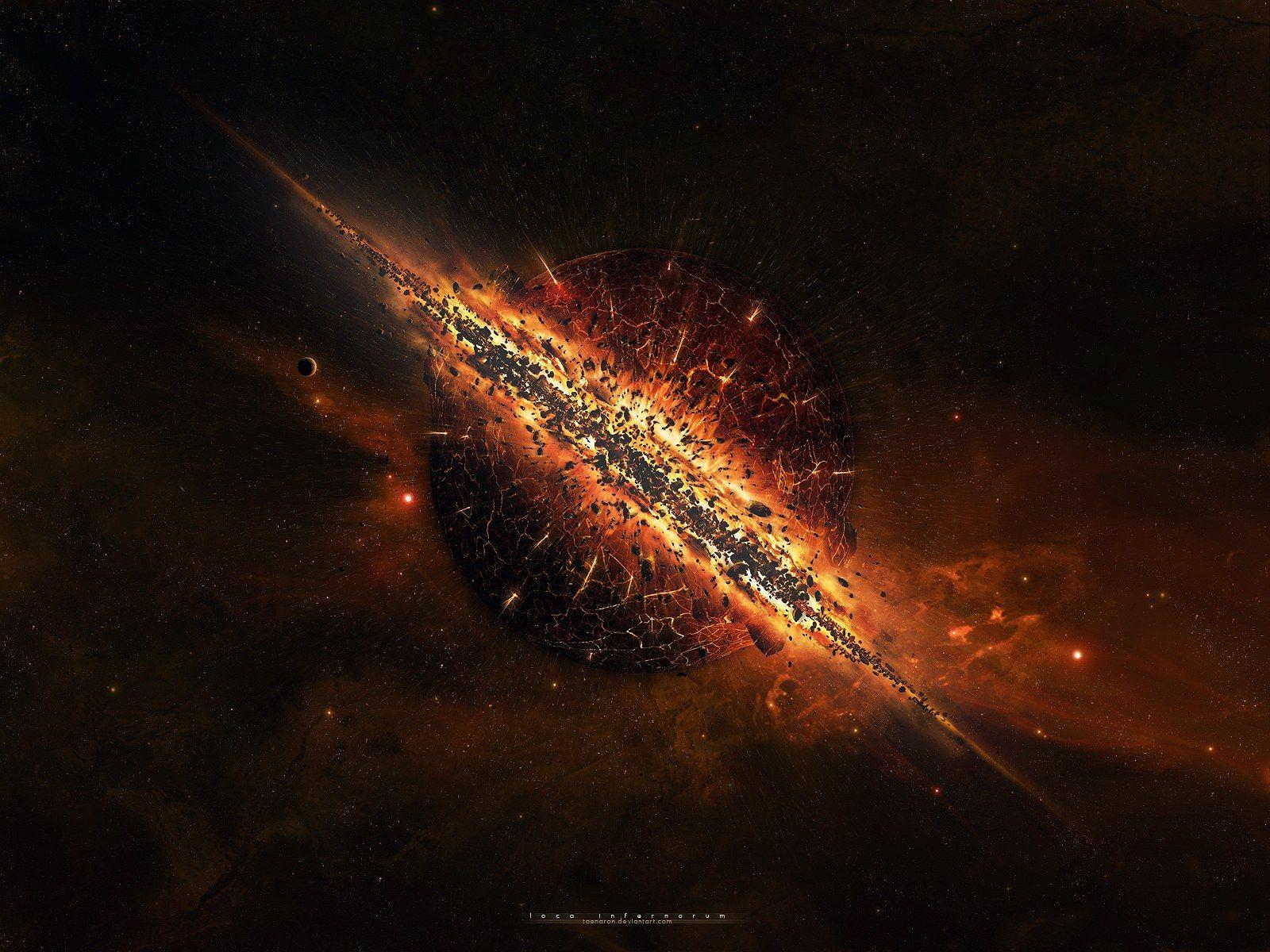 1600x1200 HD universe and planets digital art wallpaper 1600x1200 NO.3