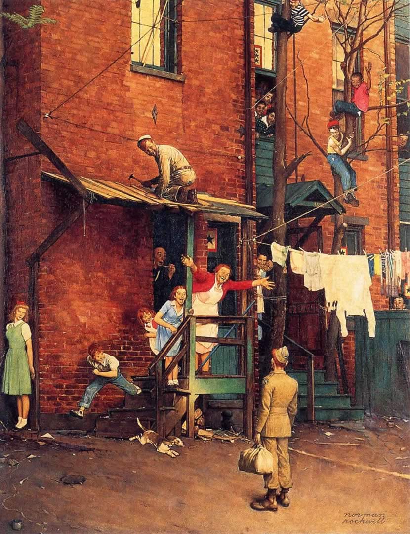 830x1080 The Homecoming Rockwell Wallpaper Image