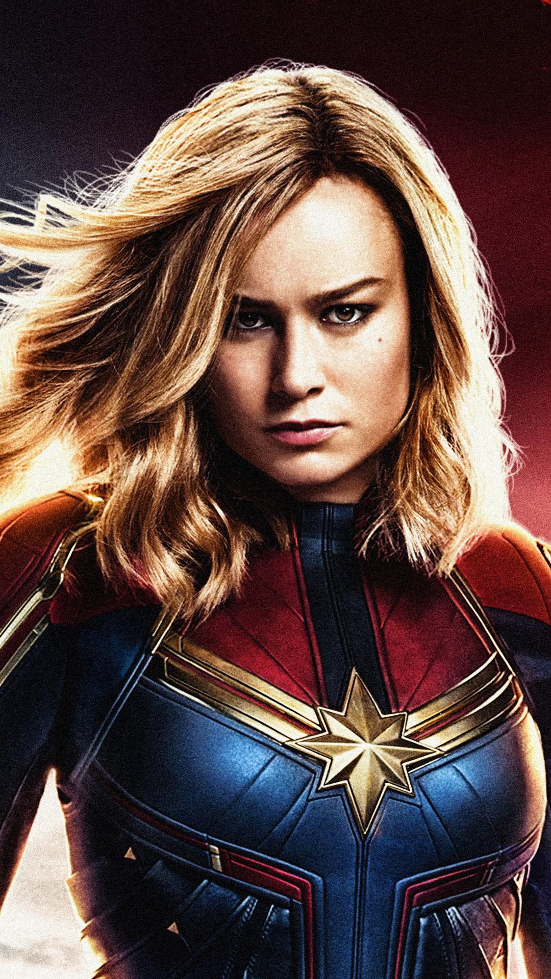 1080x1920 Mobile Wallpaper Captain Marvel Movie Poster Wallpaper HD
