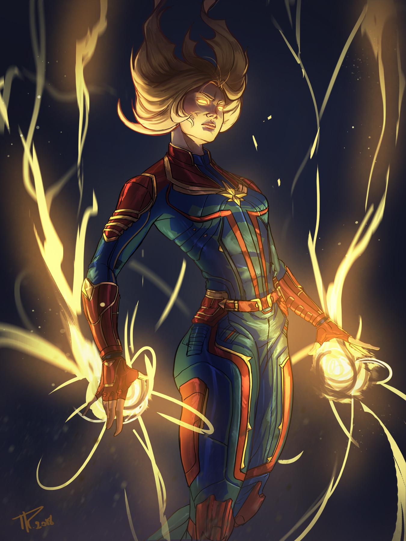 1350x1797 Captain Marvel Wallpaper Phone